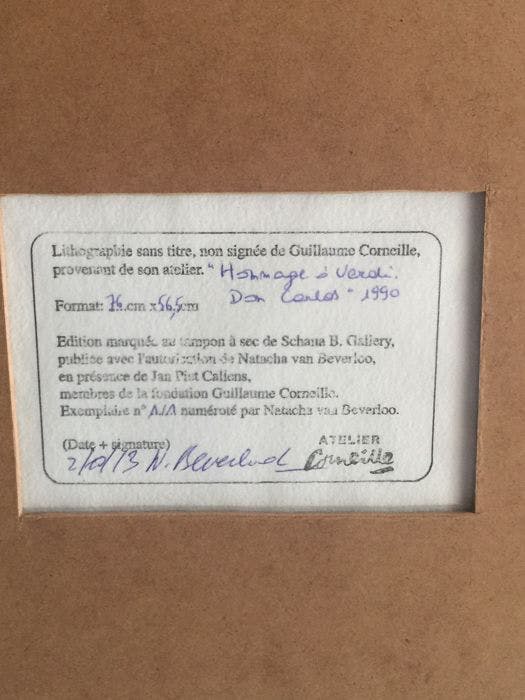 Corneille - Corneille - Homage a verdi don carlos (professioneel ingelijst) kopen? Bied vanaf 1!