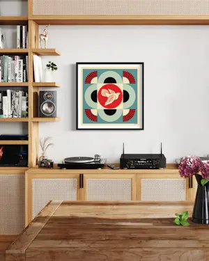 Shepard Fairey - GEOMETRIC DOVE Blue Signed Lithograph kopen? Bied vanaf 10!