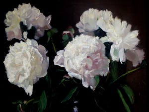 Rien Glansdorp - Pioenrozen in vaas 1944 kopen? Bied vanaf 300!