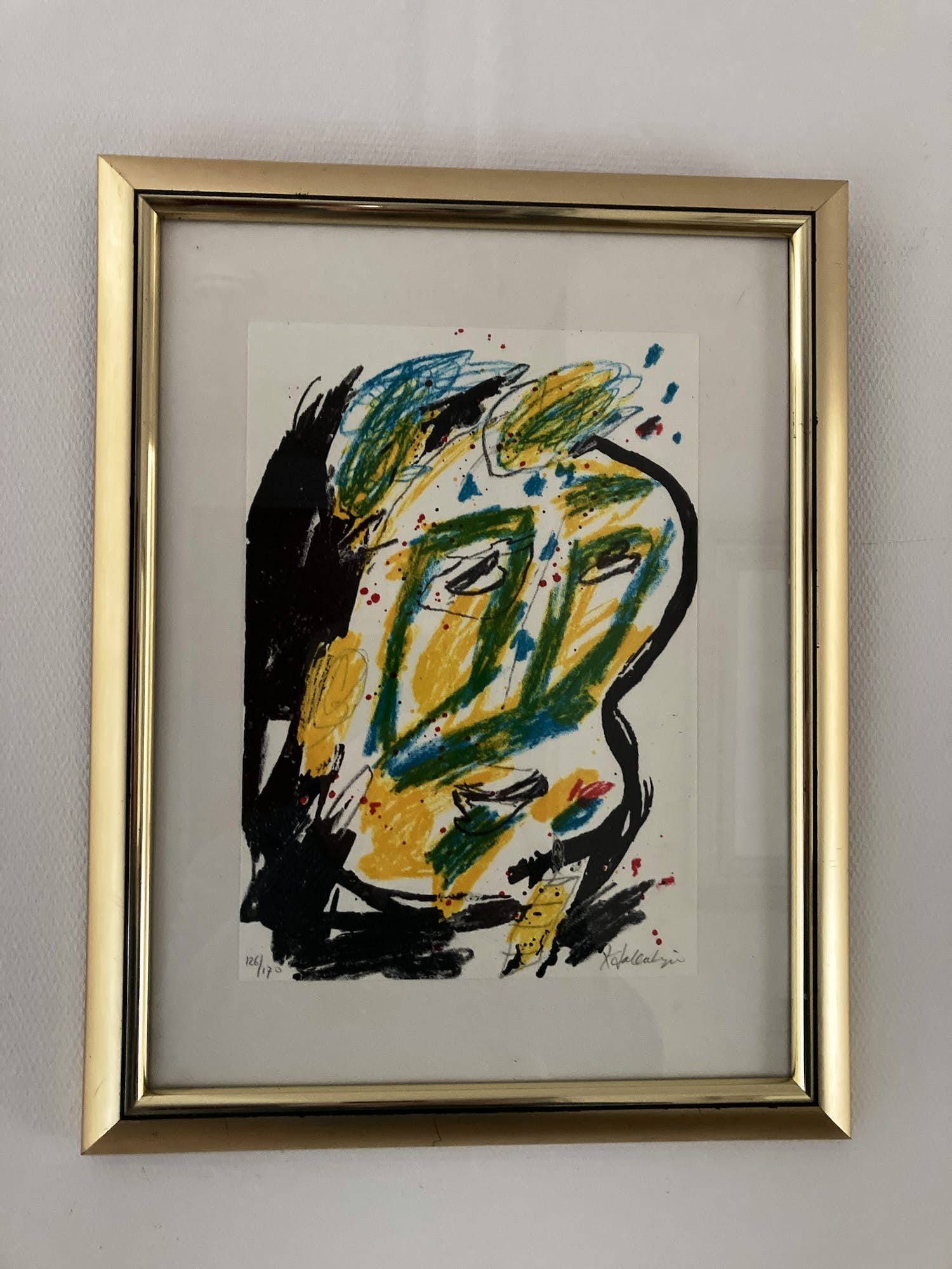 Kees Salentijn - Kleurenzeefdruk z.t. verkocht voor € 50!