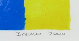 Saskia Bremer - Zeefdruk, New age b.2 - Ingelijst kopen? Bied vanaf 1!