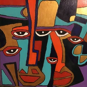 Niet of onleesbaar gesigneerd - Faces kopen? Bied vanaf 1!