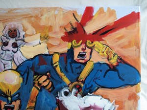Peter Klashorst - Acrylverf op doek , “MARVEL” - GROOT – 2018 – 60 x 105 cm kopen? Bied vanaf 350!
