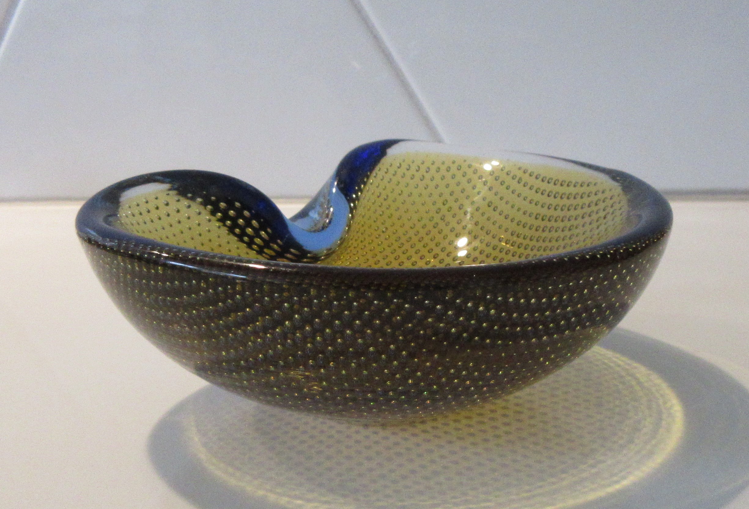 Niet of onleesbaar gesigneerd - Murano glazen Bullicante asbak kopen? Bied vanaf 1!