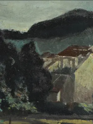 Paul van Eeden - zicht op bergdorp te Frankrijk kopen? Bied vanaf 195!