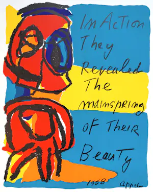 Karel Appel - In Action They Revealed The Mainspring of Their Beauty, litho kaufen? Bieten Sie von 225!