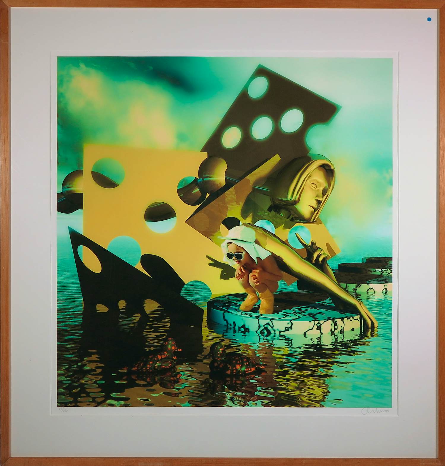 Arturo - Zeefdruk, Open Sculpture - Ingelijst kopen? Bied vanaf 50!