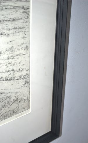 Jan Coenraad Nachenius - ets - Gezicht op de Rijn vanaf de Wageningse berg kopen? Bied vanaf 40!