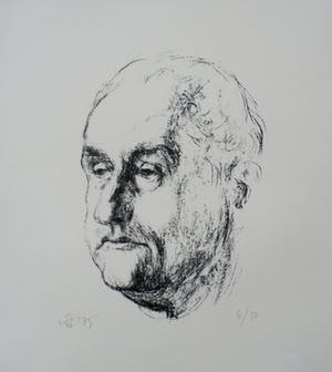 Kurt Lob - litho: portret - 1975 kopen? Bied vanaf 35!