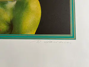 AcheterRudolf Hausner - Trauriger Europäer - Signierte nummerierte Original Farblithographie 1979? Enchérissez de 290!