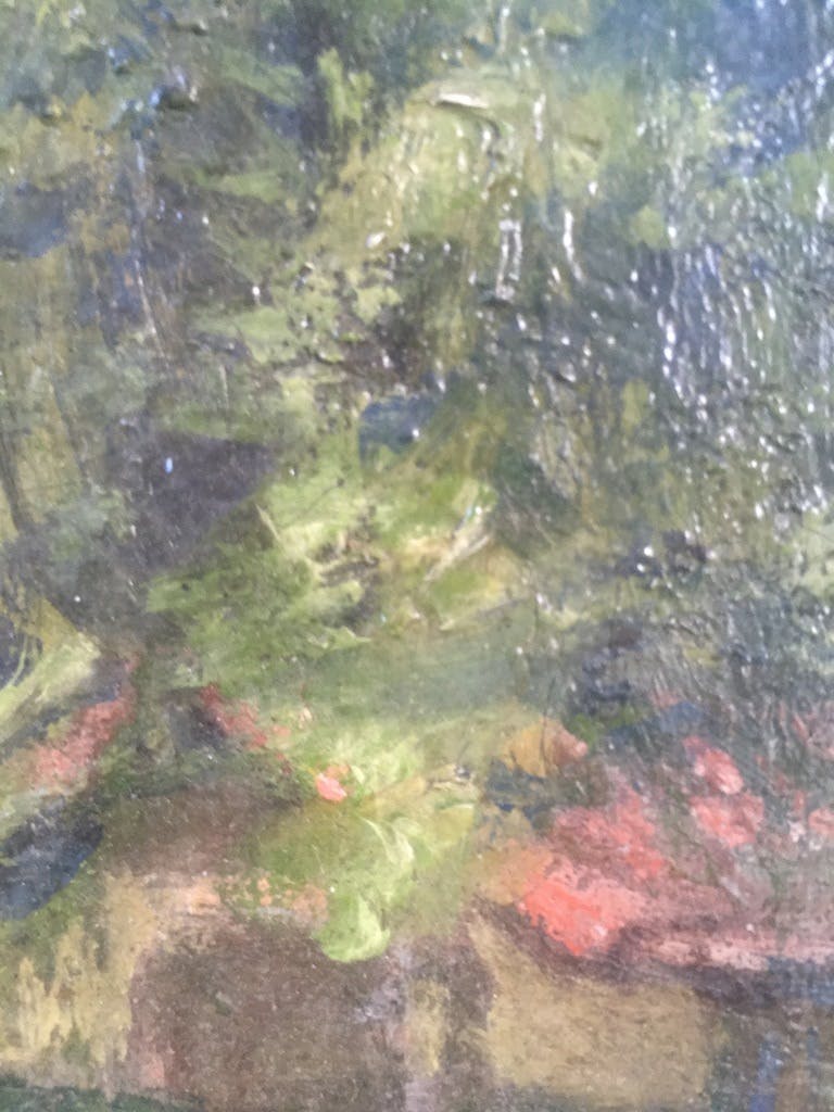 Niet of onleesbaar gesigneerd - Impressionisme landschap zonder titel kopen? Bied vanaf 1!