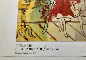 Sigmar Polke - Tentoonstellings lithogafie voor de tentoonstelling te Barcelona kopen? Bied vanaf 1!