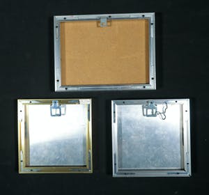 Bitia Rosendor - Lot van drie werken, acryl op hardboard- Ingelijst kopen? Bied vanaf 30!