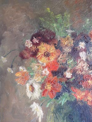 Jan Overweel - Bloemstilleven in vaas. kopen? Bied vanaf 20!