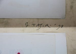 Shinkichi Tajiri - offset print: jaarprent bonnefantenmuseum - 1989 kopen? Bied vanaf 75!