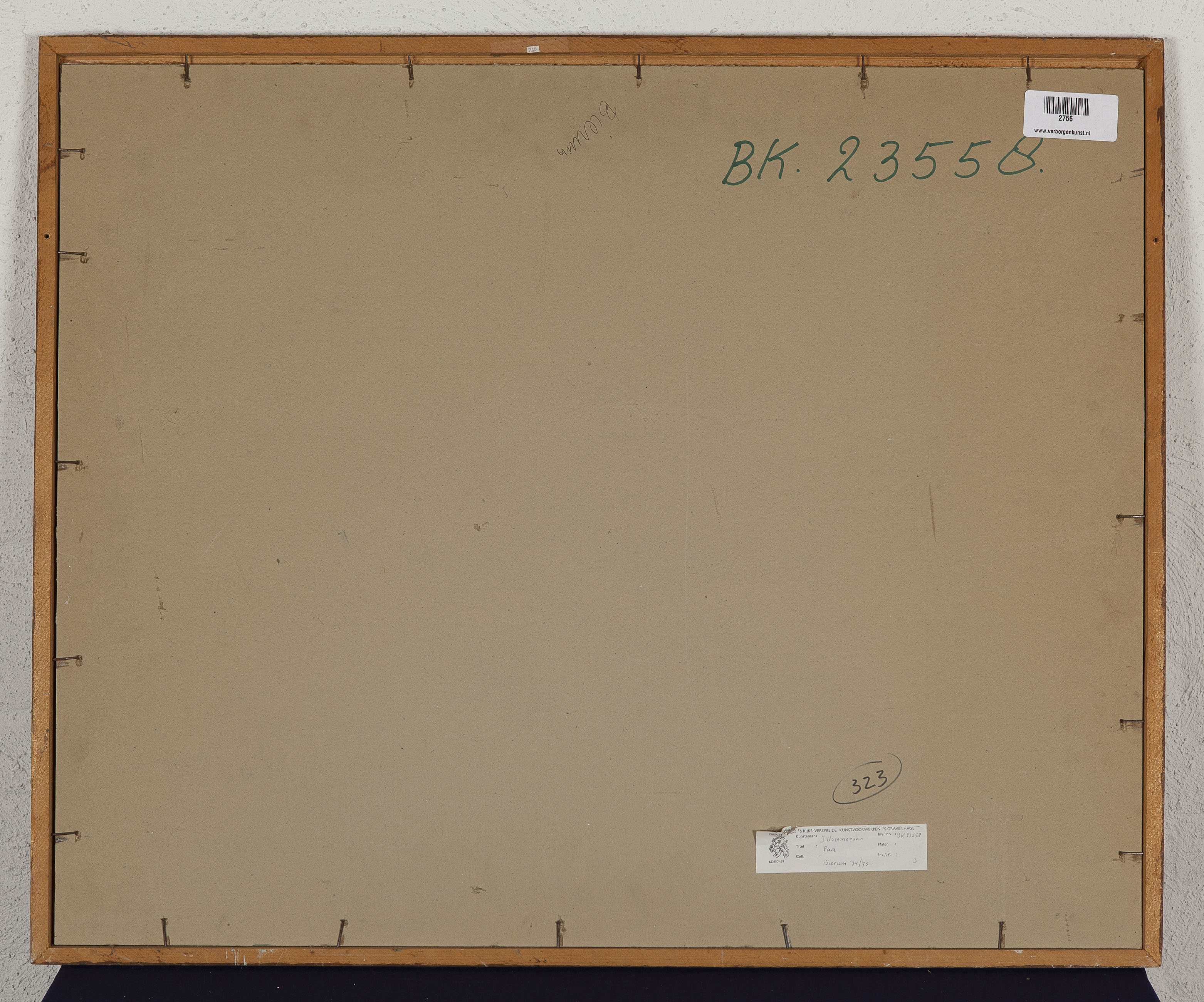 Joep Hommerson - Pad - Ets - gesigneerd r.o. - BKR Bierum - 1975 kopen? Bied vanaf 10!