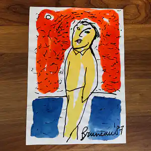 Bruneau - Zonder titel verkocht voor € 120!