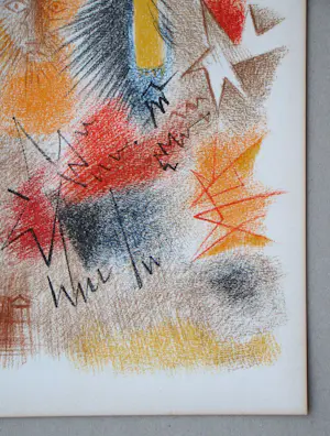 AcheterAndre Masson - Sterren en gezichten - 1972 - Originele litho? Enchérissez de 120!