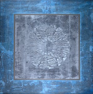 Jan Bollaert - Gemengde techniek op doek, Industrieel fossiel (Zeer Groot) kopen? Bied vanaf 1!