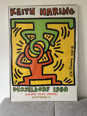 Keith Haring - Düsseldorf 1988 Galerie Hans Mayer kopen? Bied vanaf 250!