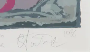 Eric Toebosch - Zeefdruk, Nur lacheln - Ingelijst (Groot) kopen? Bied vanaf 50!