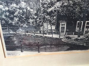 Cornelis Brandenburg - C4721-1, ets Westerkerk Amsterdam kopen? Bied vanaf 50!