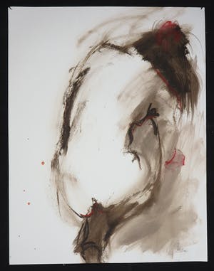 Franscz Witte - Gemengde techniek op papier, Z.T. Naakt kopen? Bied vanaf 10!