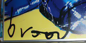 Herman Brood - Vliegtuig - ingelijst canvas op spieraam - incl. 2 hardcover boeken kopen? Bied vanaf 100!