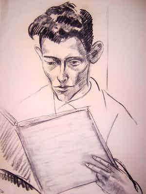 Lodewijk Schelfhout - Portretstudie, 2x verkocht voor € 50!