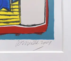 Corneille - La venue du grand oiseau, zeefdruk (mooi ingelijst) kopen? Bied vanaf 295!