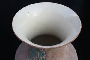 Niet of onleesbaar gesigneerd - Prachtige Grote Zeldzame Kunsternaars Zand-Vaas. kopen? Bied vanaf 1!