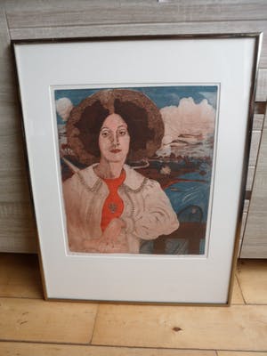 Cees Landsaat - Kleurets en aquatint, "De Brug" . kopen? Bied vanaf 30!