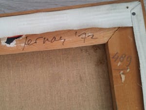 Fernay - Abstract. Blauwe figuren. 1972. kopen? Bied vanaf 149!