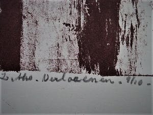Wim Motz - Kleine Oplage Lithografie "de Verlorenen" uit zijn "ARA" periode - gesigneerd kopen? Bied vanaf 28!