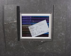 Rob Scholte - Assemblage met viltstiften, Made in China 8.3 C - Ingelijst kopen? Bied vanaf 800!