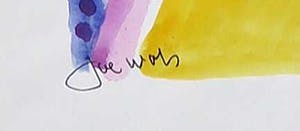 Joe Wols - Lot van drie aquarellen, Figuren kopen? Bied vanaf 1!