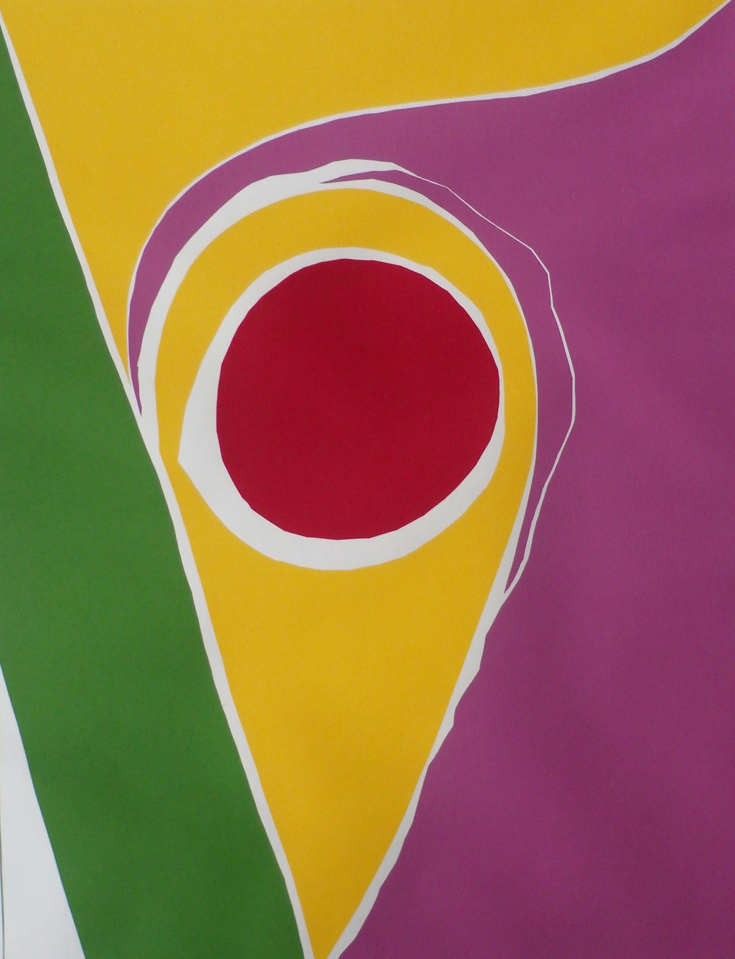 Richard Mortensen - Zeefdruk: Geometrisch abstracte compositie - 1981 verkocht voor € 95!