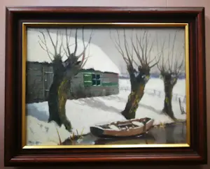 Willem van der Ven - Wintergezicht. kopen? Bied vanaf 89!