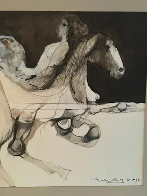 Willem Snitker - Vrouw op Paard kopen? Bied vanaf 100!