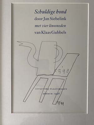 Klaas Gubbels - Tekening kopen? Bied vanaf 125!