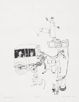 Sipke Huismans - Ets, Mensbeeld kopen? Bied vanaf 1!