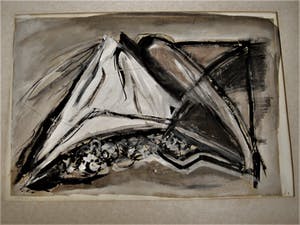 Marion van Harreveld - Galerie Bloemendaal - 1989 - Gemengde Techniek "Opening" gesigneerd kopen? Bied vanaf 10!