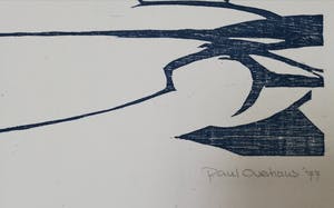 Paul Overhaus - 2 grote linosnedes kopen? Bied vanaf 1!