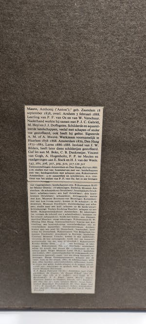 Anton Mauve (sr.) - Boer bij koeien kopen? Bied vanaf 100!