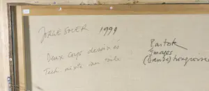 Jorge Soler - Gemengde techniek op doek, Bartok - Ingelijst kopen? Bied vanaf 1!