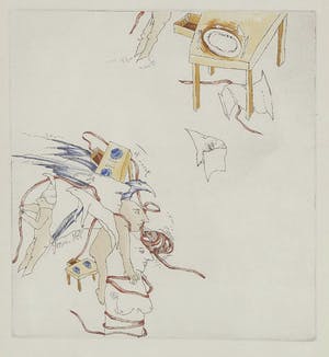 Josien Brenneker - Kabouter - ets/potlood - oplage 1/5 kopen? Bied vanaf 35!