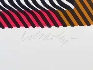 Victor Vasarely - Handgesigneerde zeefdruk: Zebra - Lage startprijs! kopen? Bied vanaf 299!