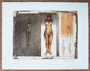 Noriko Ogawa - Naakt, aquatint ets kopen? Bied vanaf 40!