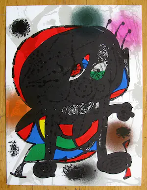 Joan Miro - Originele lithografie kopen? Bied vanaf 1!