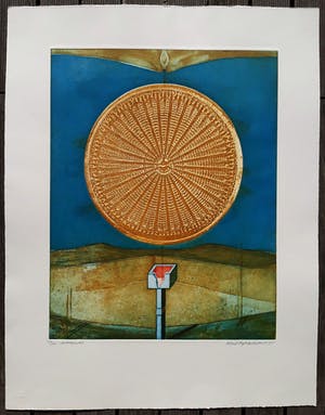 Helmut Stephan Diedrich - Micropendel, aquatint ets kopen? Bied vanaf 50!